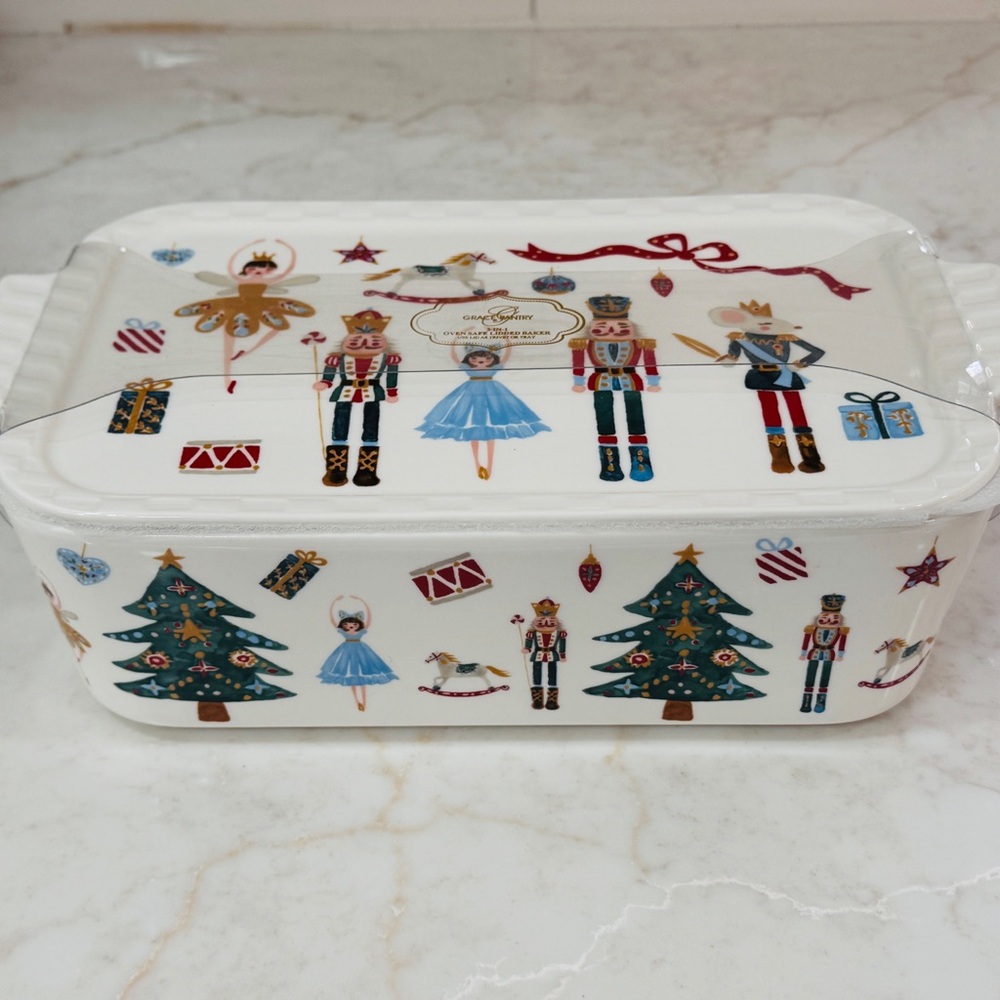 Festive Nutcracker Themed Serving Dish - Picture 2 of 8
